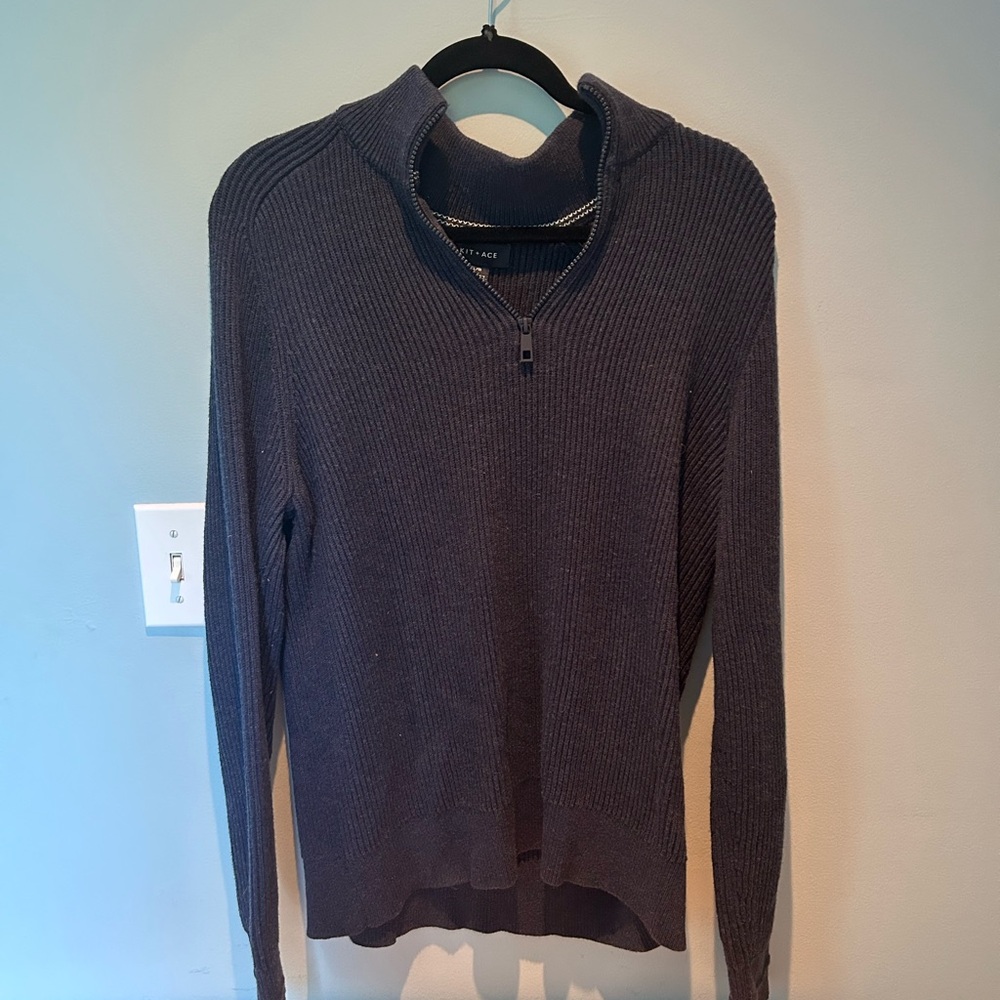 Men’s Navy Kit + Ace Half-Zip Sweater